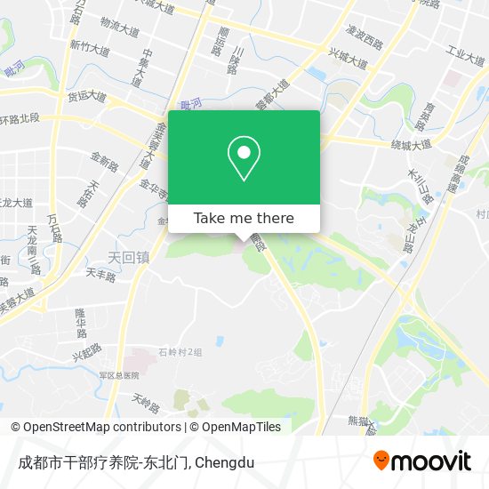 成都市干部疗养院-东北门 map