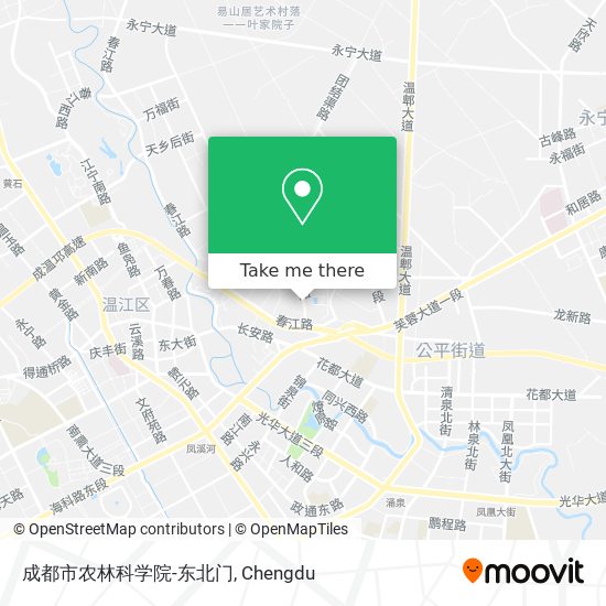 成都市农林科学院-东北门 map