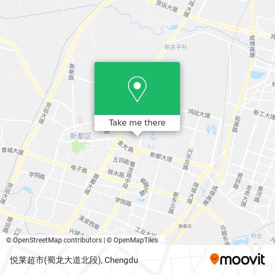 悦莱超市(蜀龙大道北段) map