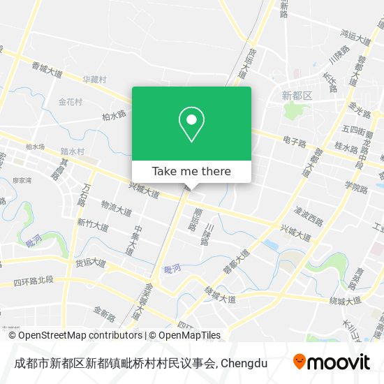 成都市新都区新都镇毗桥村村民议事会 map