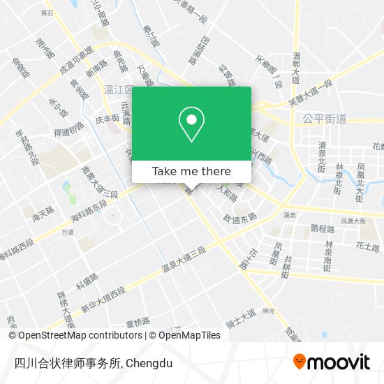 四川合状律师事务所 map