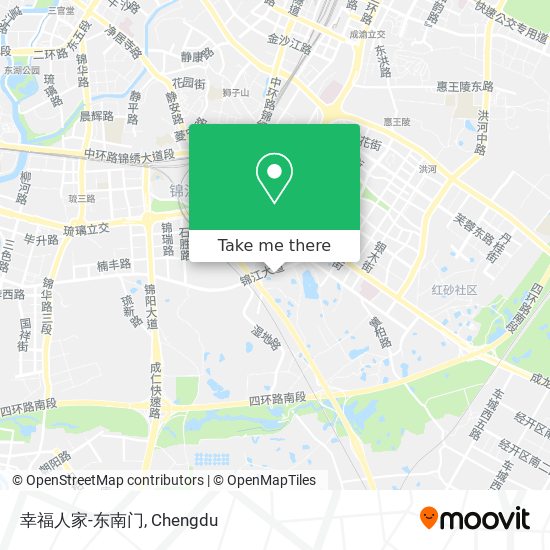 幸福人家-东南门 map