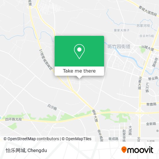 怡乐网城 map