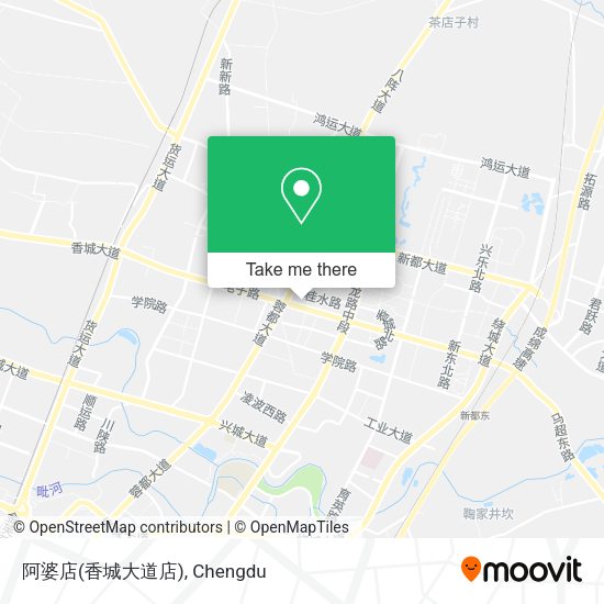 阿婆店(香城大道店) map