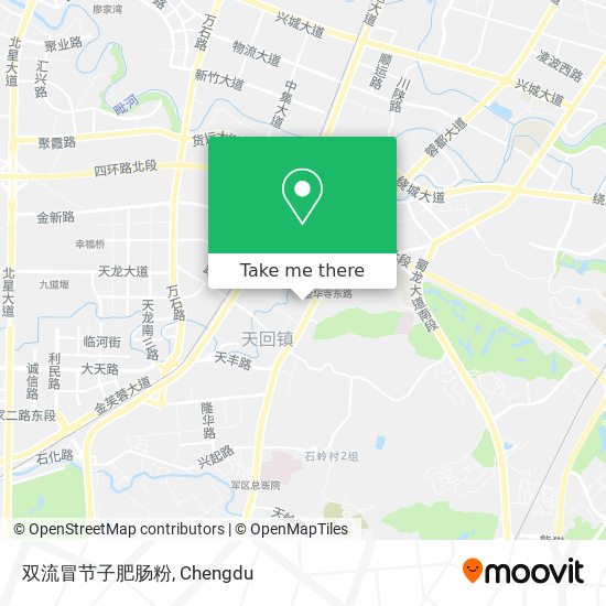 双流冒节子肥肠粉 map