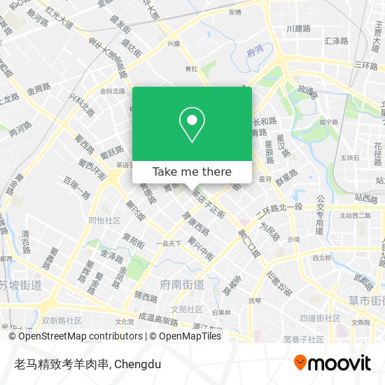 老马精致考羊肉串 map