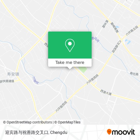 迎宾路与祝善路交叉口 map