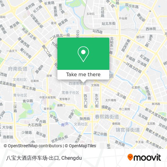 八宝大酒店停车场-出口 map