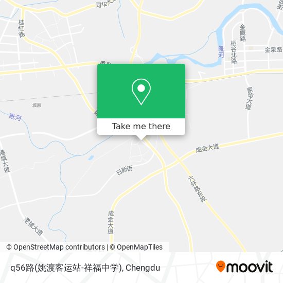 q56路(姚渡客运站-祥福中学) map