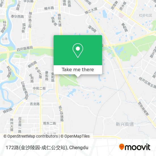 172路(金沙陵园-成仁公交站) map