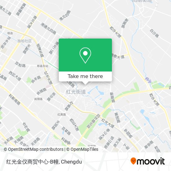 红光金仪商贸中心-B幢 map