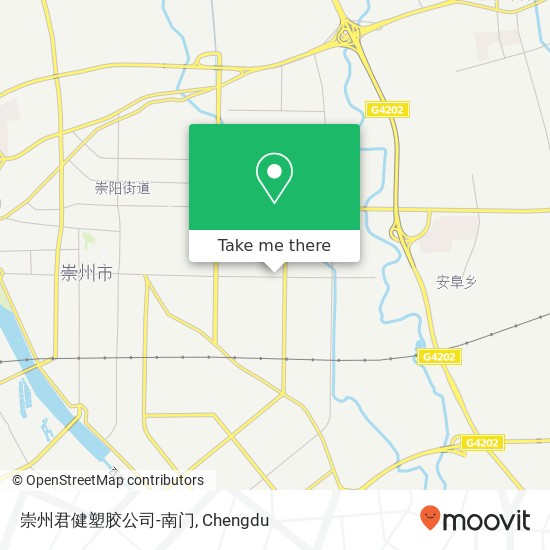 崇州君健塑胶公司-南门 map