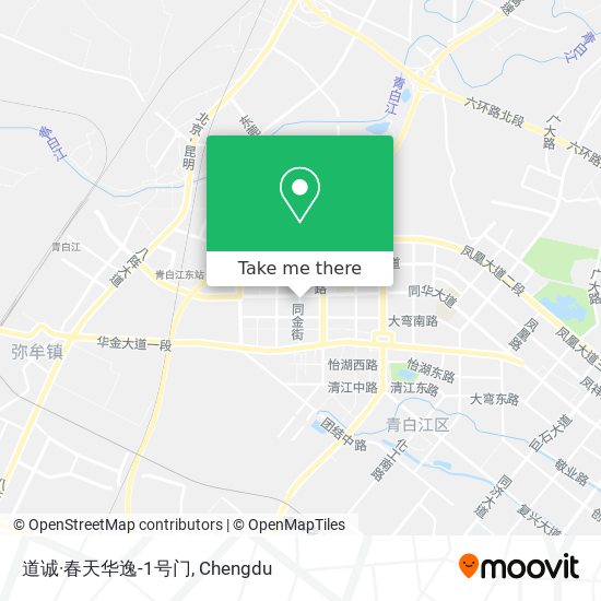 道诚·春天华逸-1号门 map