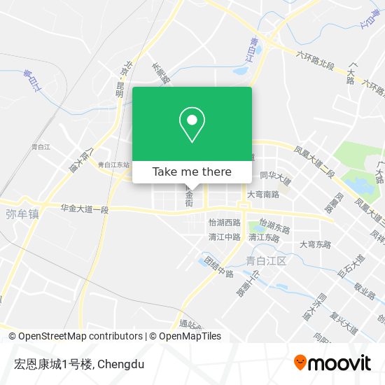宏恩康城1号楼 map
