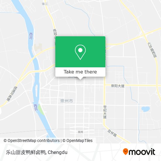 乐山甜皮鸭鲜卤鸭 map