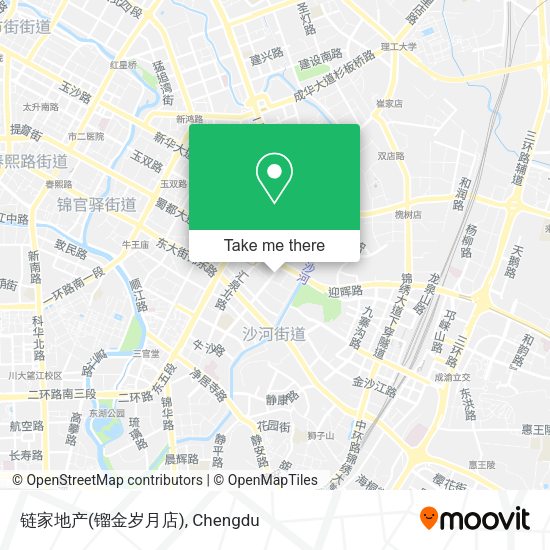 链家地产(镏金岁月店) map