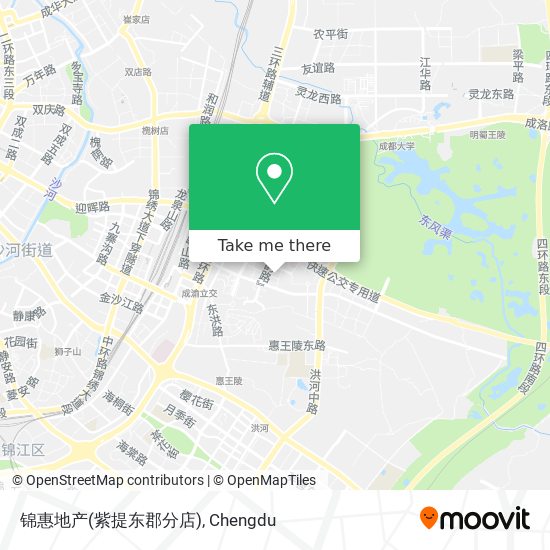 锦惠地产(紫提东郡分店) map