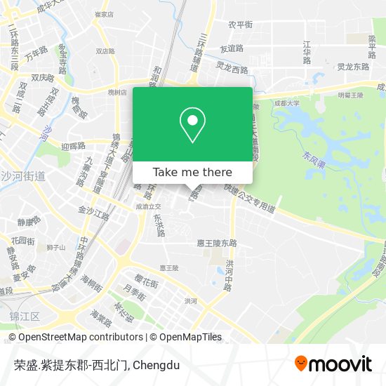 荣盛.紫提东郡-西北门 map