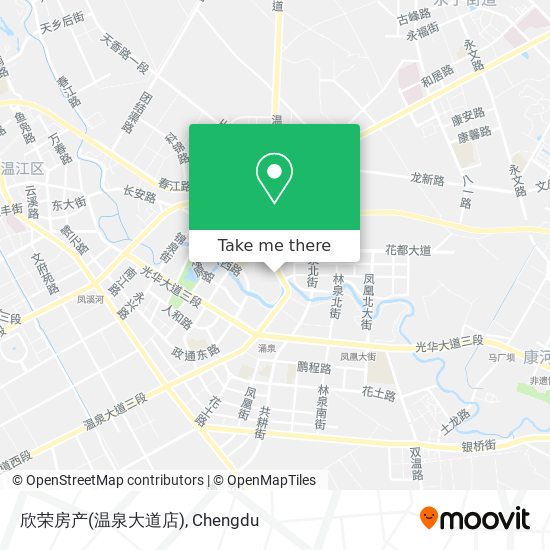 欣荣房产(温泉大道店) map