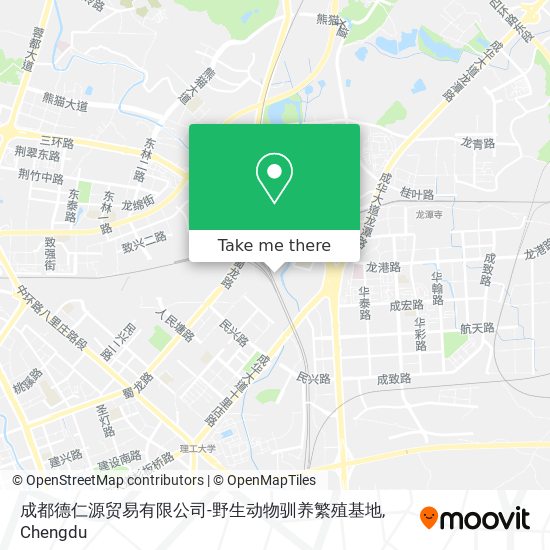 成都德仁源贸易有限公司-野生动物驯养繁殖基地 map