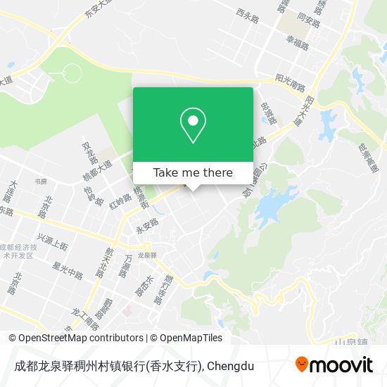 成都龙泉驿稠州村镇银行(香水支行) map