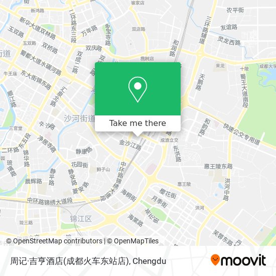 周记·吉亨酒店(成都火车东站店) map