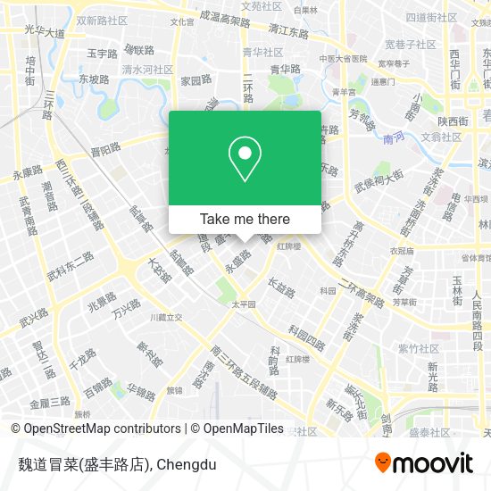 魏道冒菜(盛丰路店) map