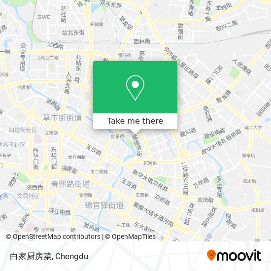 白家厨房菜 map