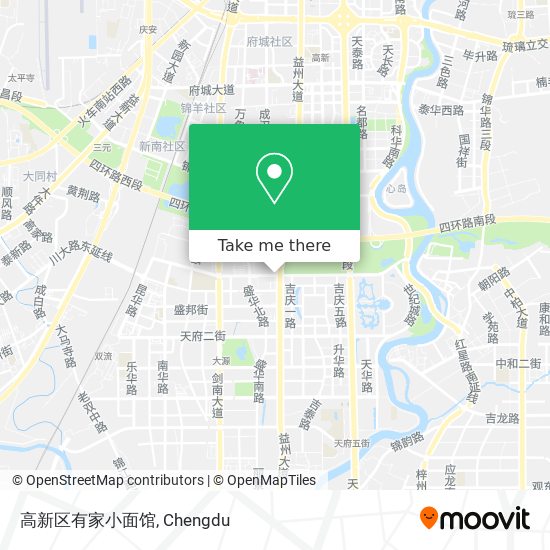 高新区有家小面馆 map