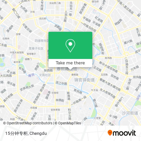 15分钟专柜 map