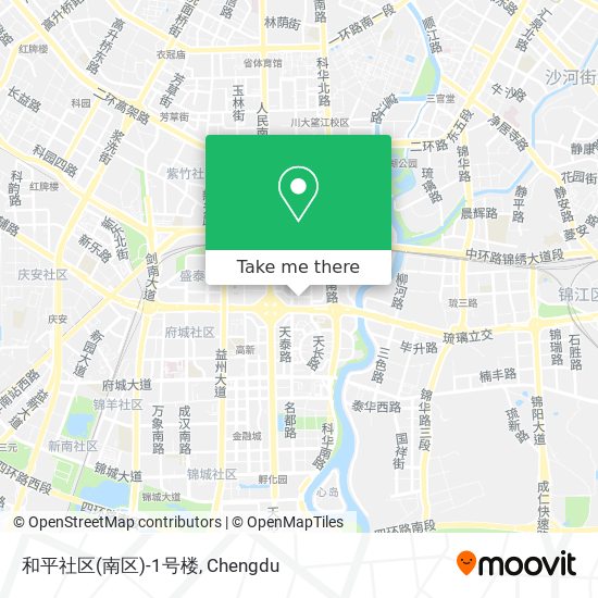和平社区(南区)-1号楼 map
