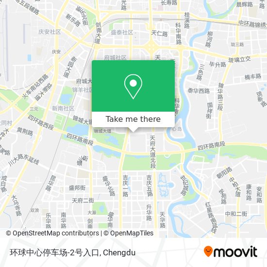环球中心停车场-2号入口 map