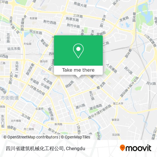 四川省建筑机械化工程公司 map