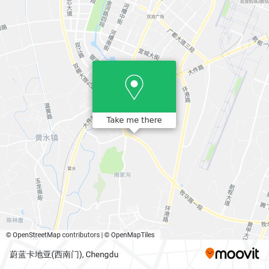 蔚蓝卡地亚(西南门) map