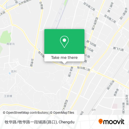 牧华路/牧华路一段辅路(路口) map