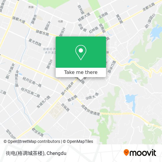 街电(格调城茶楼) map