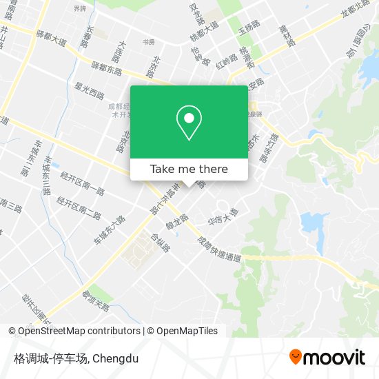 格调城-停车场 map