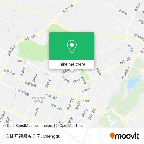 安捷开锁服务公司 map