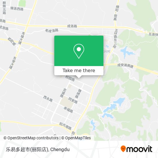 乐易多超市(丽阳店) map
