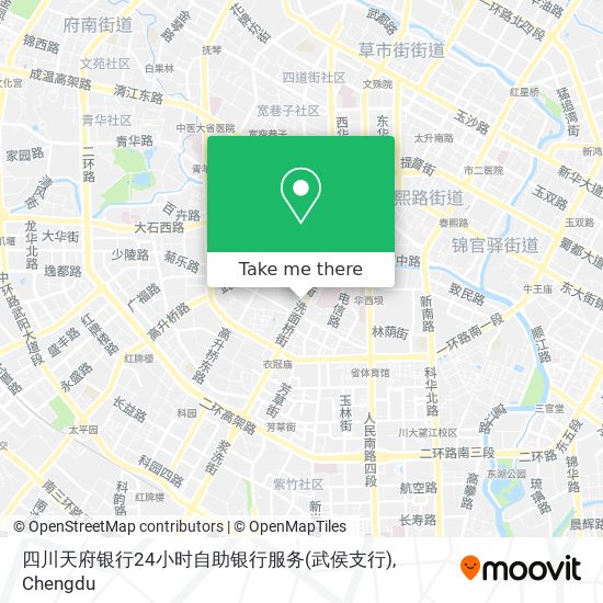 四川天府银行24小时自助银行服务(武侯支行) map