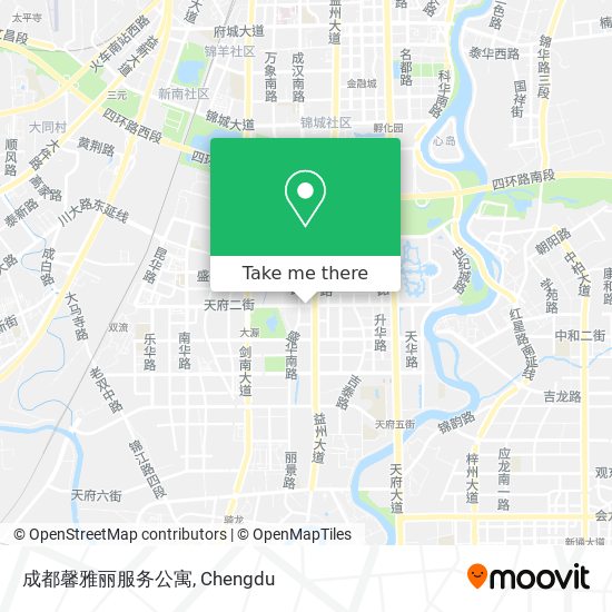 成都馨雅丽服务公寓 map