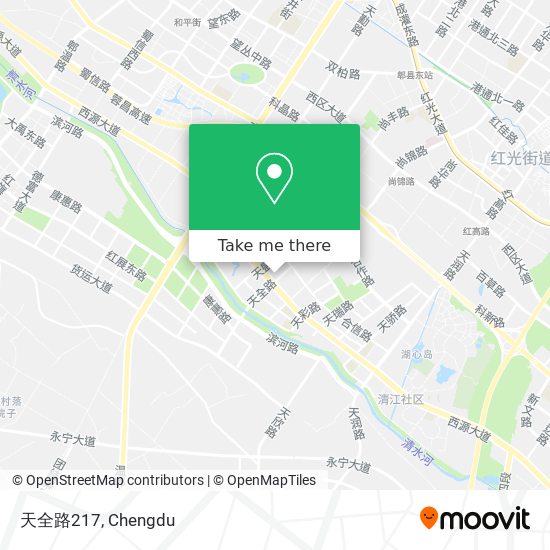天全路217 map
