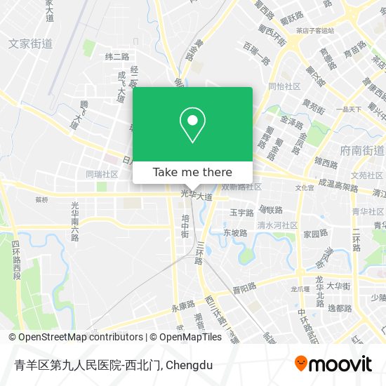 青羊区第九人民医院-西北门 map