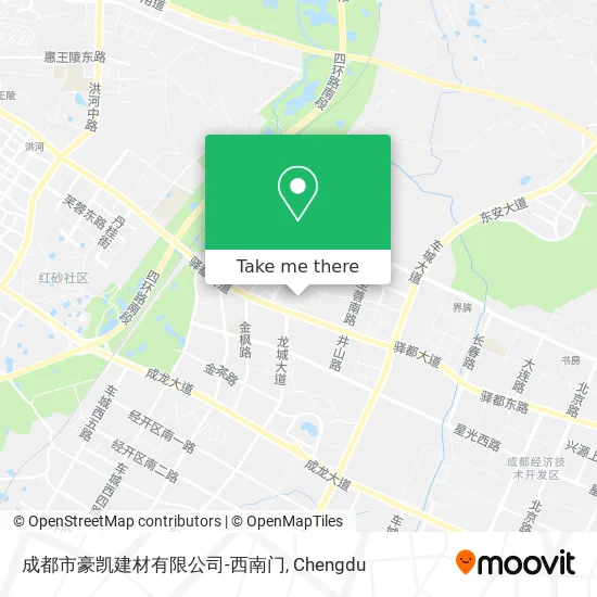 成都市豪凯建材有限公司-西南门 map