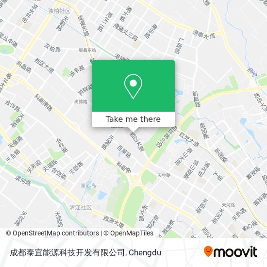 成都泰宜能源科技开发有限公司 map