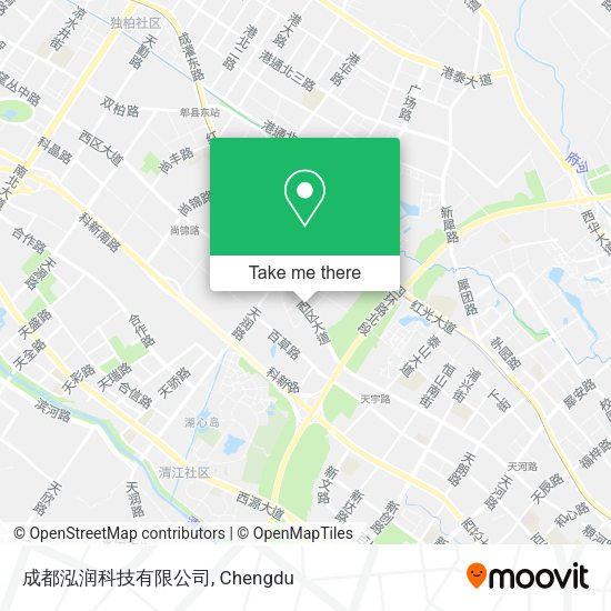 成都泓润科技有限公司 map