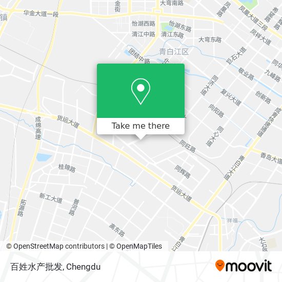 百姓水产批发 map