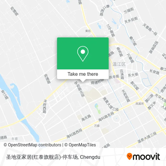 圣地亚家居(红泰旗舰店)-停车场 map