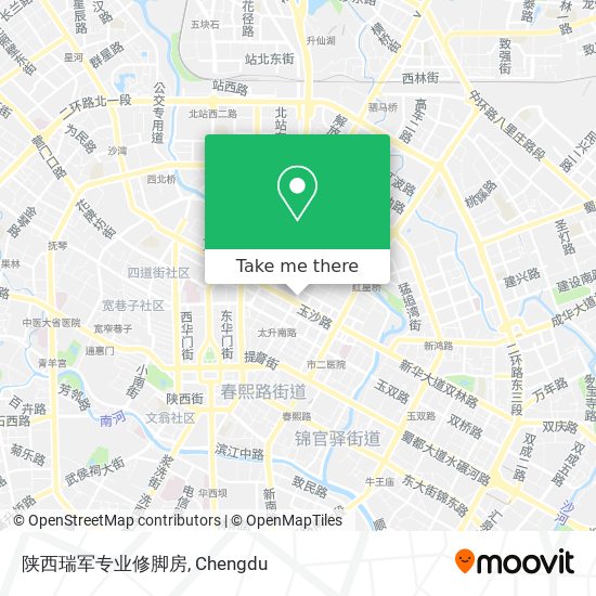 陕西瑞军专业修脚房 map