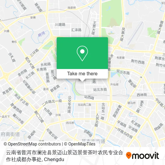 云南省普洱市澜沧县景迈山景迈景誉茶叶农民专业合作社成都办事处 map